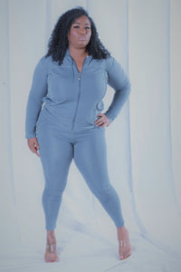 Hooded Jacket and Leggings Set