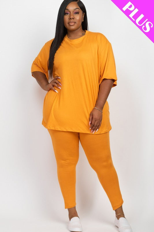 On & On Oversized T-shirt & Leggings Set – Sincerely Comfortable